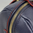 Louis Vuitton Handbag Monogram Empreinte Speedy Bandouliere 25 Marine Rouge — view 7