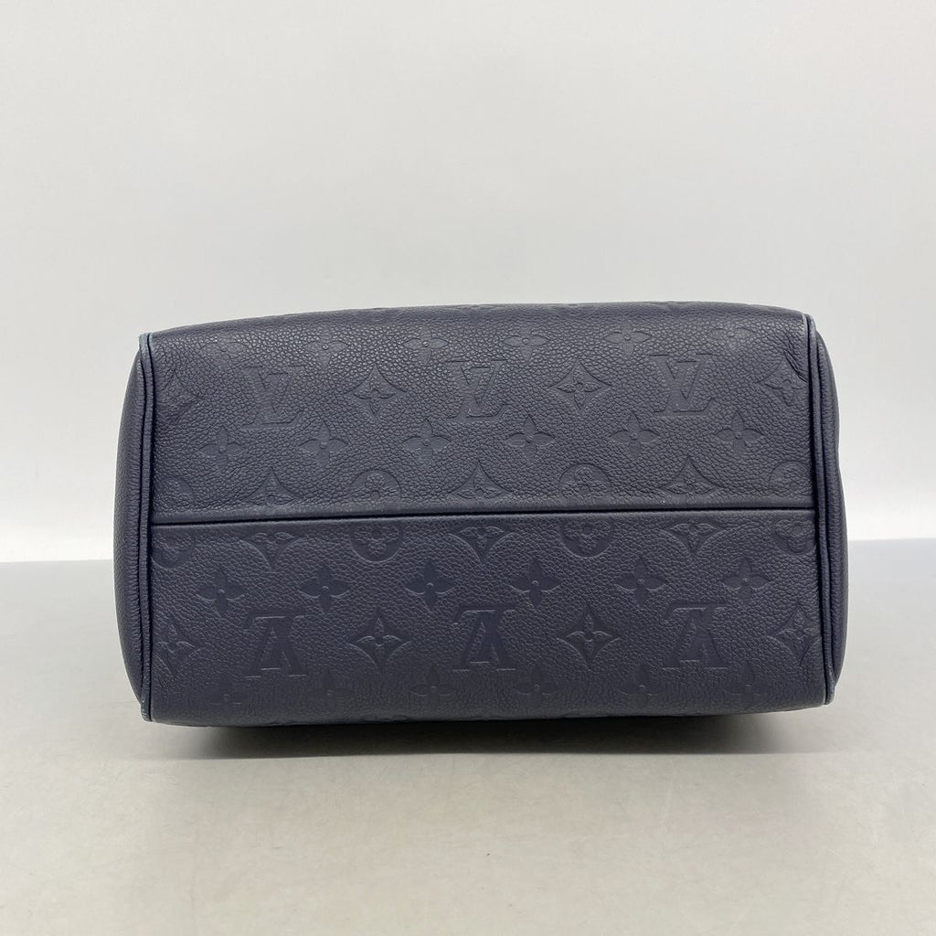 Louis Vuitton Handbag Monogram Empreinte Speedy Bandouliere 25 Marine Rouge — view 3