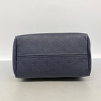 Louis Vuitton Handbag Monogram Empreinte Speedy Bandouliere 25 Marine Rouge — view 3