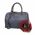 Louis Vuitton Handbag Monogram Empreinte Speedy Bandouliere 25 Marine Rouge
