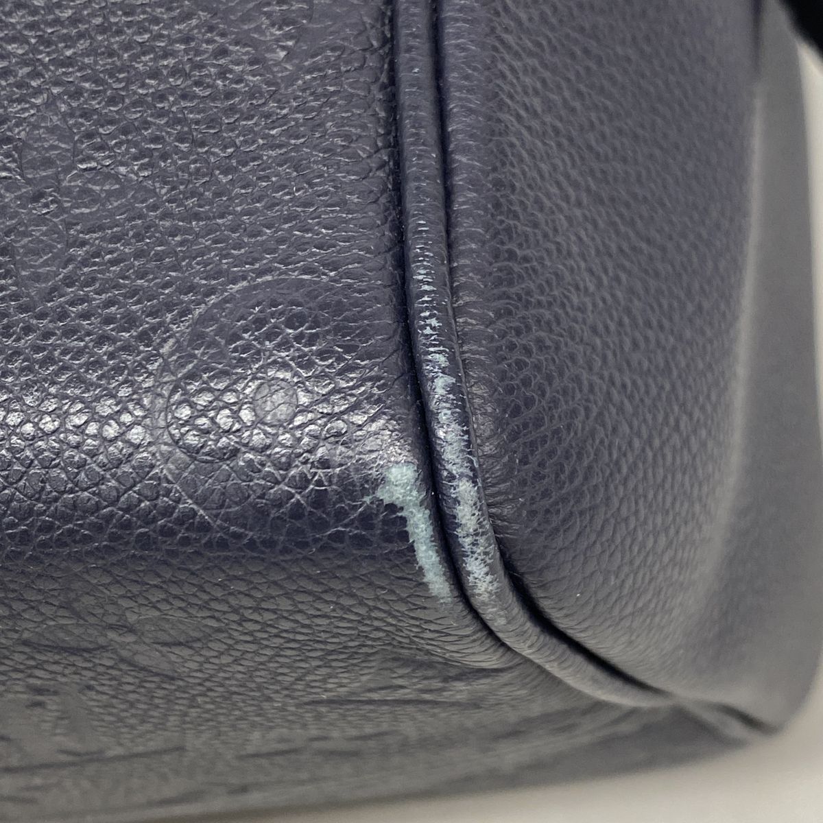 Louis Vuitton Handbag Monogram Empreinte Speedy Bandouliere 25 Marine Rouge — view 6