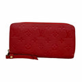 Louis Vuitton Wallet Monogram Empreinte Zippy Cerise