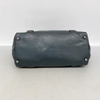 Chanel Tote Bag 2.55 Quilted Leather Dark Green Silver — view 3