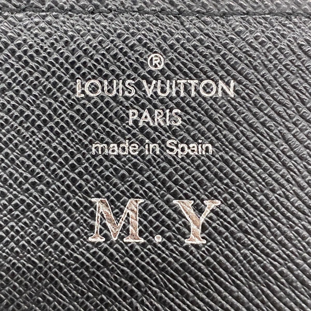 Louis Vuitton Business Card Case Taiga Envelope Holder Ardoise — view 4