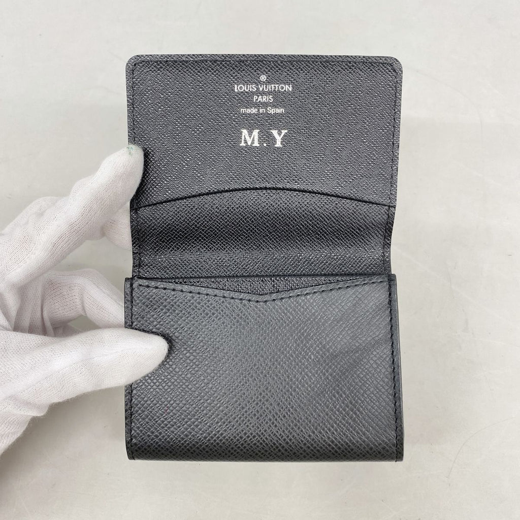 Louis Vuitton Business Card Case Taiga Envelope Holder Ardoise — view 3