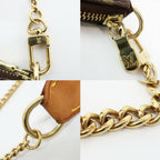 Louis Vuitton Mini Pochette Accessoires T&B Monogram Brown GD Leather Handbag — view 8