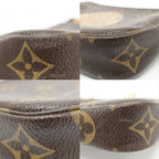 Louis Vuitton Mini Pochette Accessoires T&B Monogram Brown GD Leather Handbag — view 5