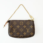 Louis Vuitton Mini Pochette Accessoires T&B Monogram Brown GD Leather Handbag — view 2