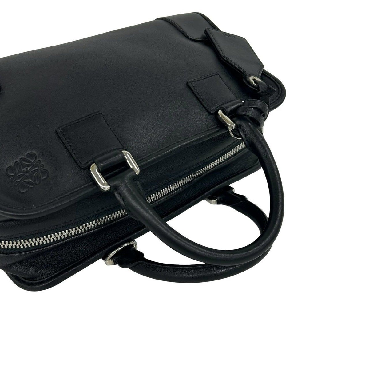 Loewe Amazona 28 Anagram Leather 2-Way Shoulder Bag Mini Black — view 4