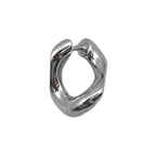 Gucci Earrings Signature Twisted Hoop GG Pattern Logo Silver — view 8