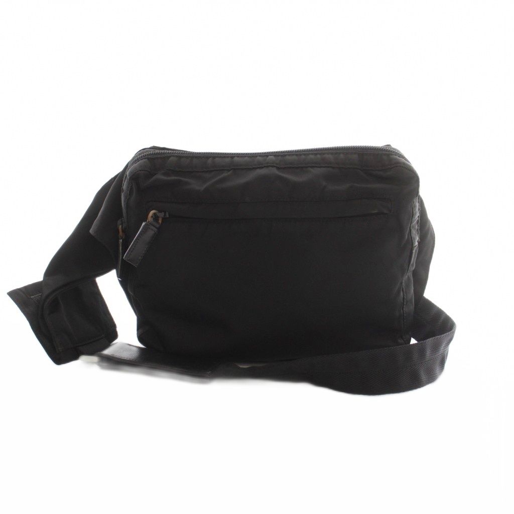 Prada Taste Nylon Shoulder Bag Black