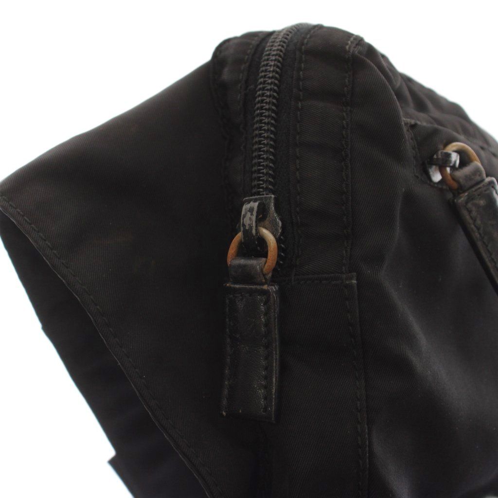 Prada Taste Nylon Shoulder Bag Black — view 7