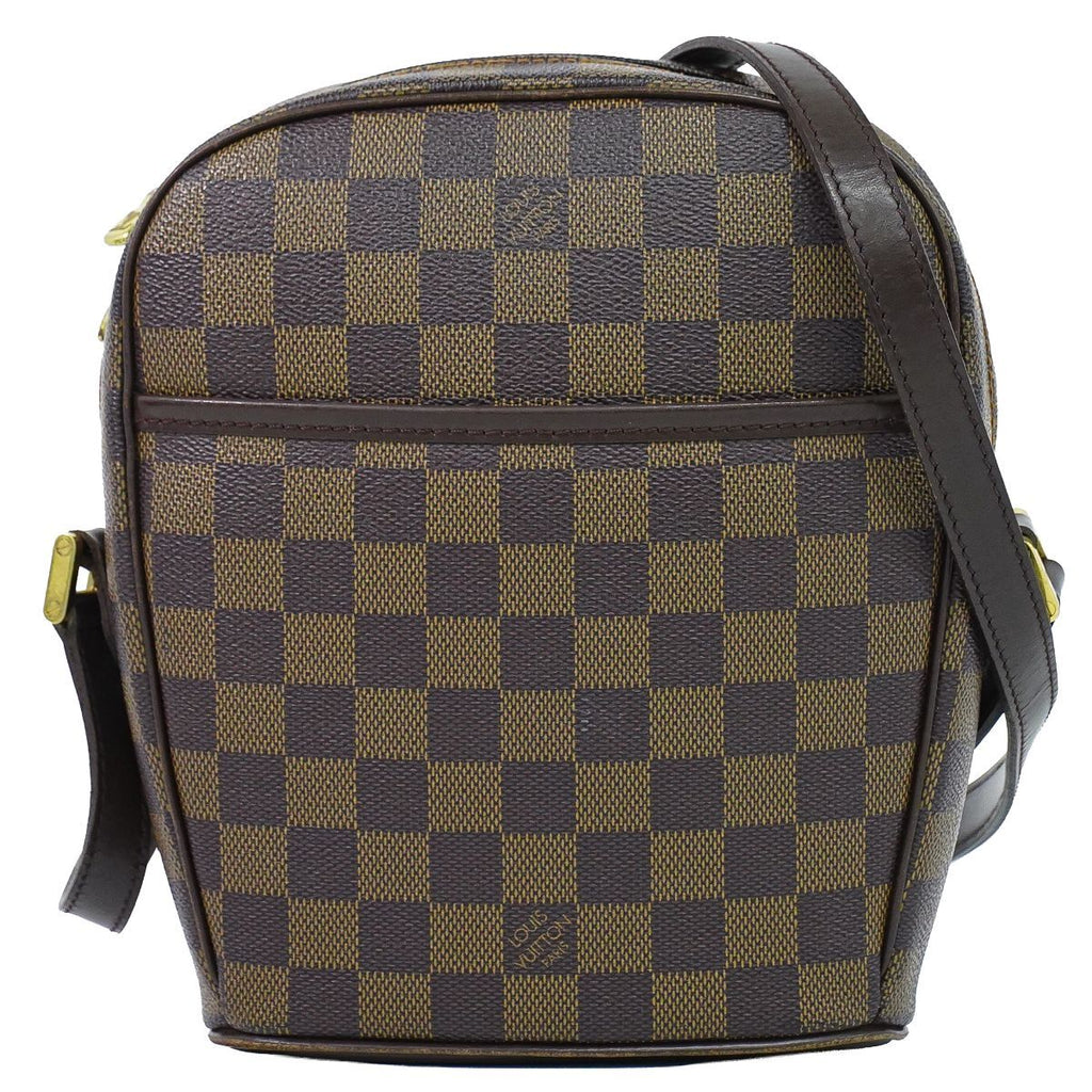 Louis Vuitton LV Ipanema PM Damier Ebene Shoulder Bag Pochette Brown