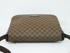 Louis Vuitton LV Brooklyn MM Damier Ebene Shoulder Bag Pochette Brown — view 5
