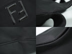 Fendi FF Logo Shoulder Bag Tote Nylon Black — view 7