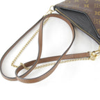 Louis Vuitton Usedlouis Monogram Pallas Clutch Shoulder Bag Canvas Leather — view 8