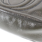 Gucci Soho Small Disco Shoulder Bag Patent Gray — view 6