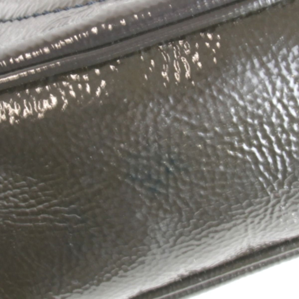 Gucci Soho Small Disco Shoulder Bag Patent Gray — view 5