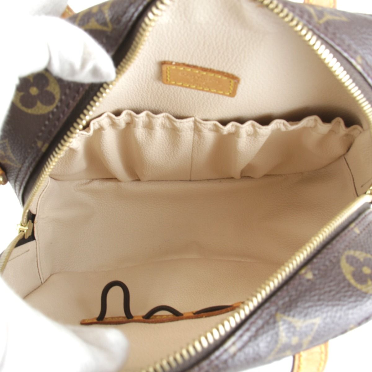 Louis Vuitton Shoulder Bag Monogram Canvas Brown — view 6