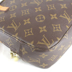 Louis Vuitton Shoulder Bag Monogram Canvas Brown — view 3