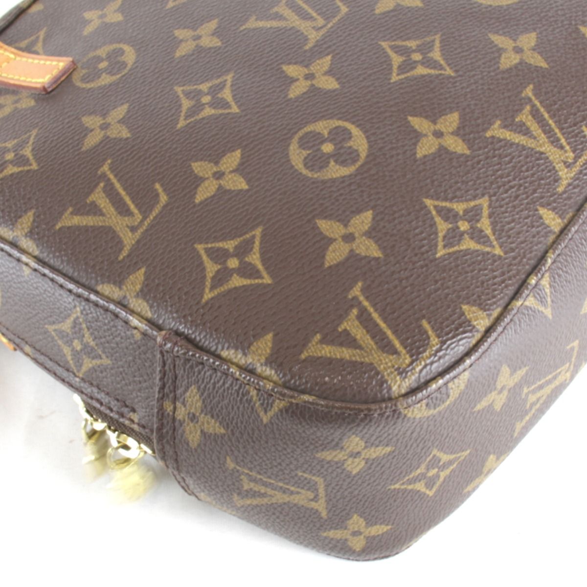 Louis Vuitton Shoulder Bag Monogram Canvas Brown — view 3