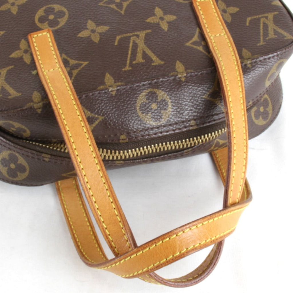 Louis Vuitton Shoulder Bag Monogram Canvas Brown — view 5