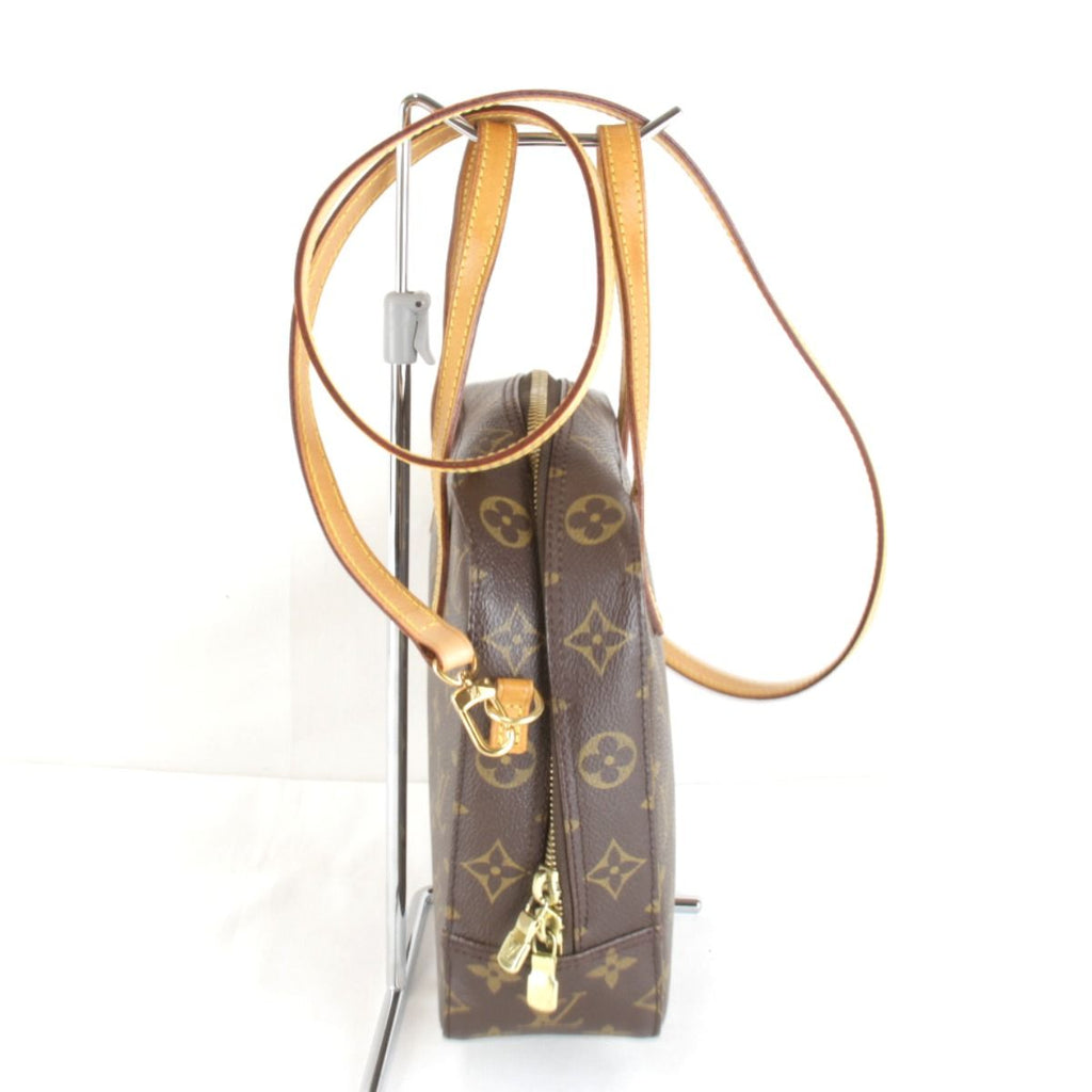 Louis Vuitton Shoulder Bag Monogram Canvas Brown — view 2