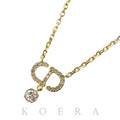 Dior Metal Petit CD Necklace