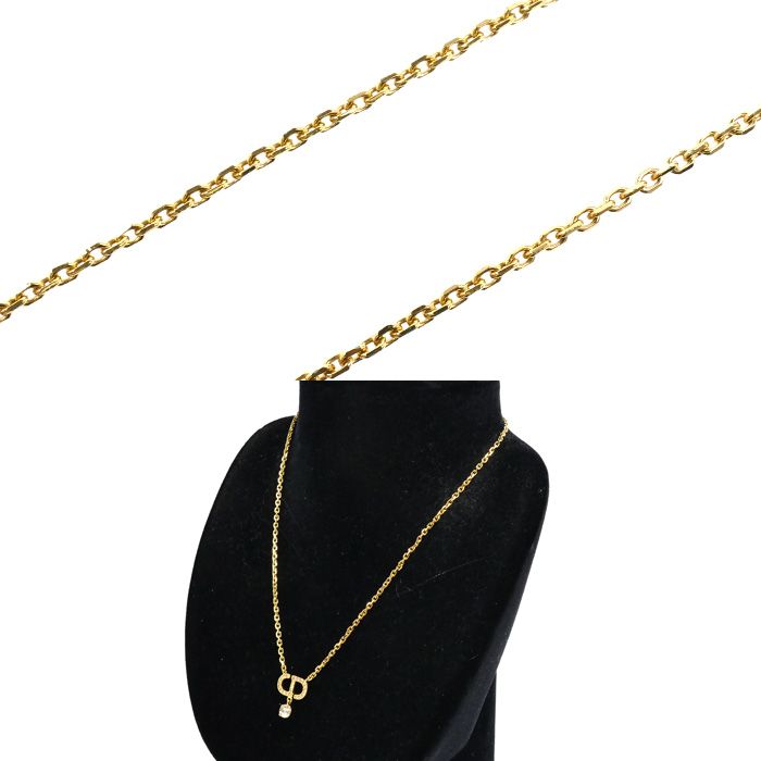 Dior Metal Petit CD Necklace — view 4