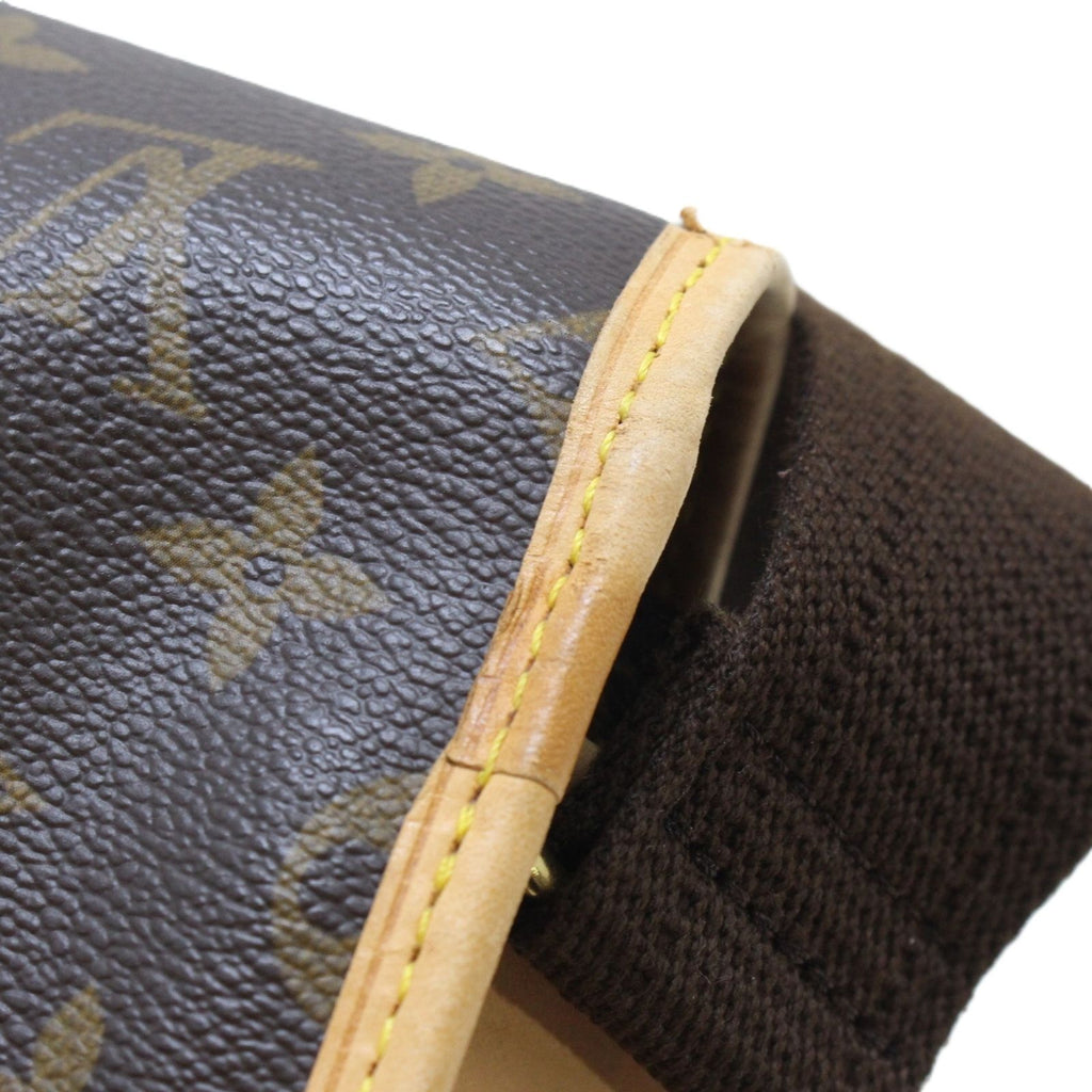 Louis Vuitton Messenger Bosphore PM Shoulder Bag Monogram Canvas Brown Gold — view 6