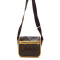 Louis Vuitton Messenger Bosphore PM Shoulder Bag Monogram Canvas Brown Gold