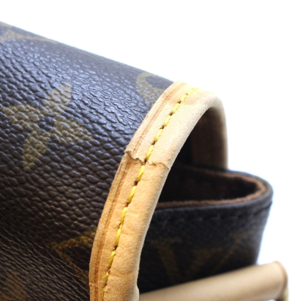 Louis Vuitton Messenger Bosphore PM Shoulder Bag Monogram Canvas Brown Gold — view 7