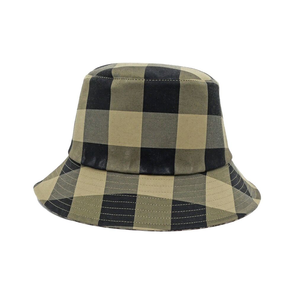Dior Bob Hat Teddy-D Reversible Brown Check Oblique 57 Hat — view 4