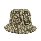 Dior Bob Hat Teddy-D Reversible Brown Check Oblique 57 Hat