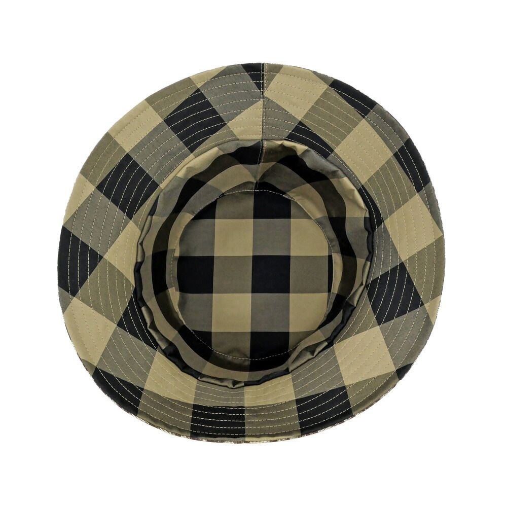 Dior Bob Hat Teddy-D Reversible Brown Check Oblique 57 Hat — view 3