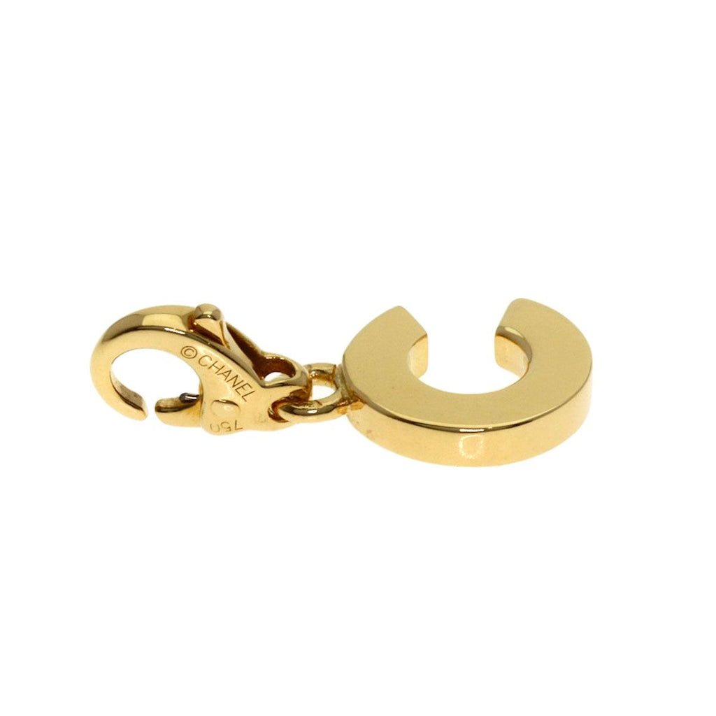 Chanel C Charm Pendant 18K Yellow Gold — view 3