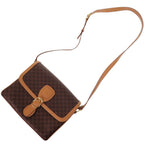 Celine Macadam Vintage 2 Brown Shoulder Bag — view 5