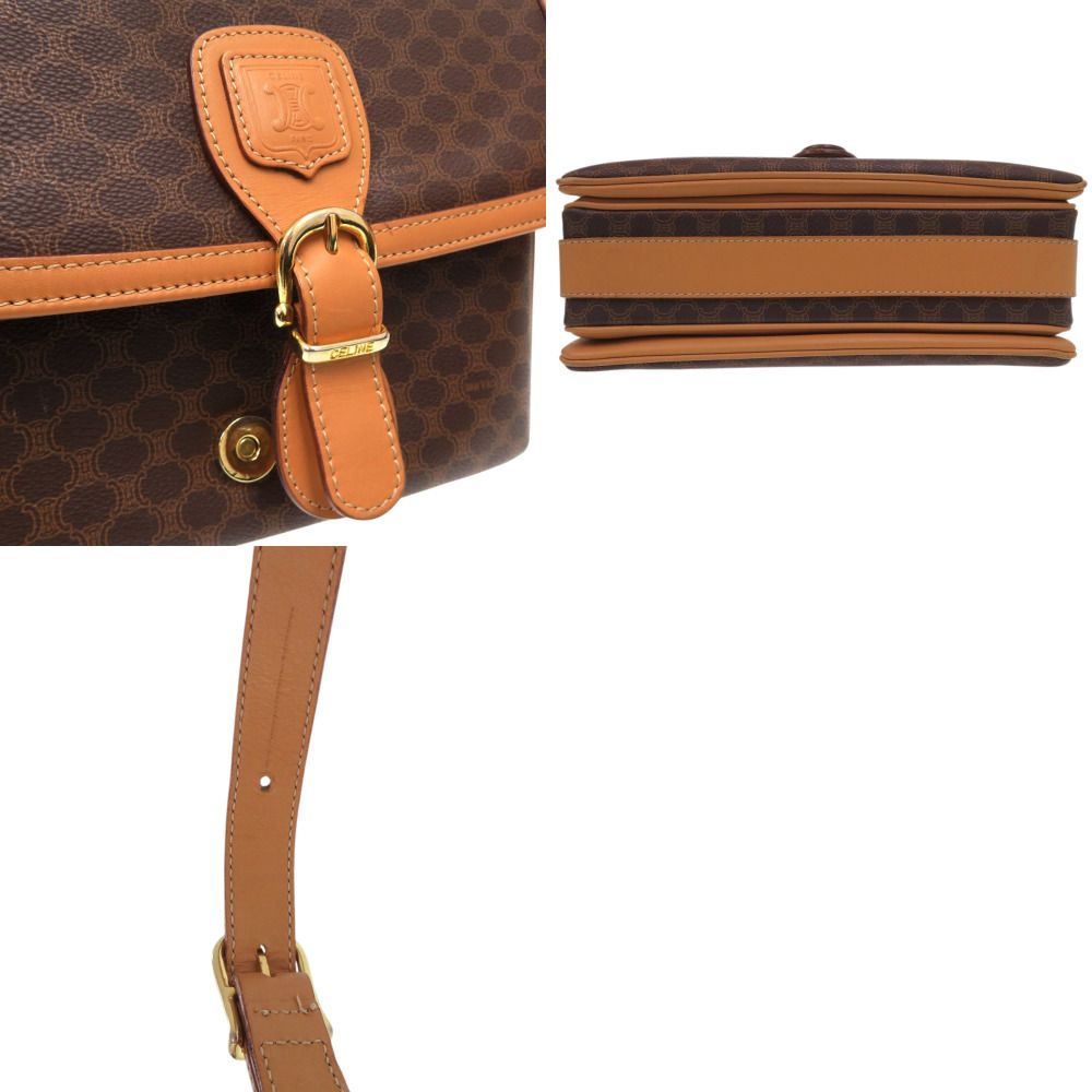 Celine Macadam Vintage 2 Brown Shoulder Bag — view 6