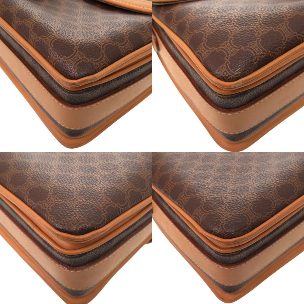 Celine Macadam Vintage 2 Brown Shoulder Bag — view 3