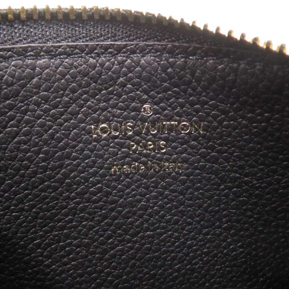 Louis Vuitton Card Case Zip Monogram Empreinte Noir Black — view 7