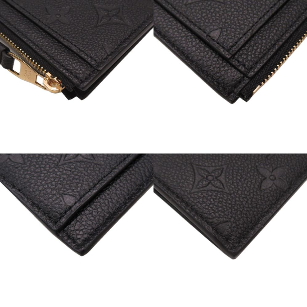 Louis Vuitton Card Case Zip Monogram Empreinte Noir Black — view 4
