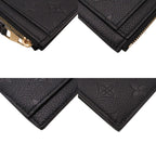 Louis Vuitton Card Case Zip Monogram Empreinte Noir Black — view 4