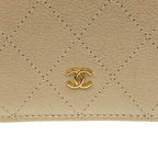 Chanel Quilted Calfskin Gold Bifold Wallet — view 6