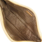 Prada Saffiano Leather Gold Shoulder Bag — view 5