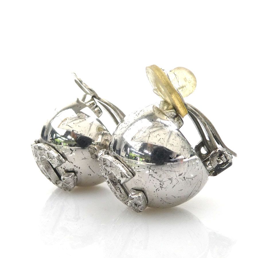 Chanel Earrings Silver — view 7