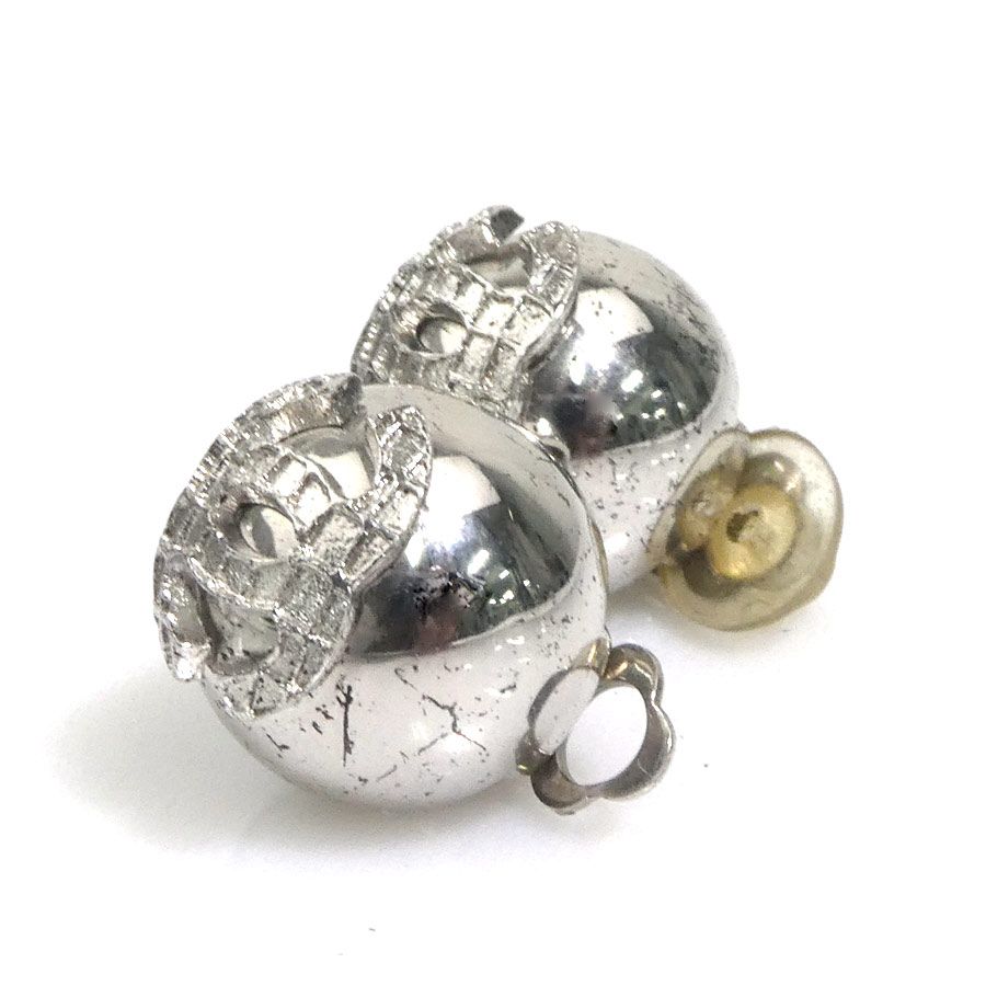 Chanel Earrings Silver — view 4