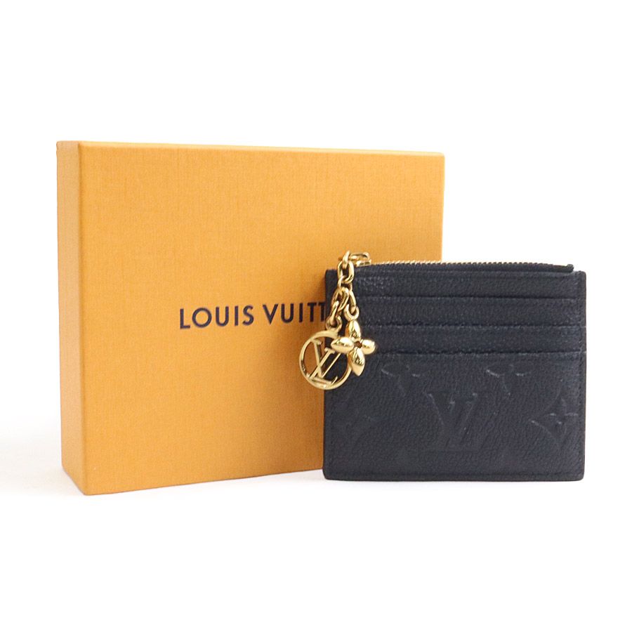 Louis Vuitton Card Case Coin Purse Monogram Empreinte Flora — view 8