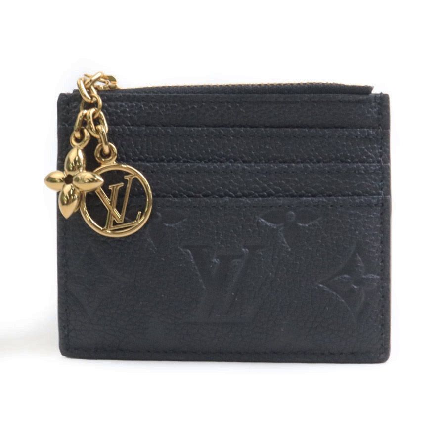 Louis Vuitton Card Case Coin Purse Monogram Empreinte Flora