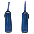 Louis Vuitton Epi Malesherbes Toledo Blue Gold Leather Handbag — view 8