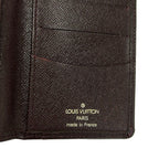Louis Vuitton Card Case Taiga Pocket Organizer Acajou Leather — view 4